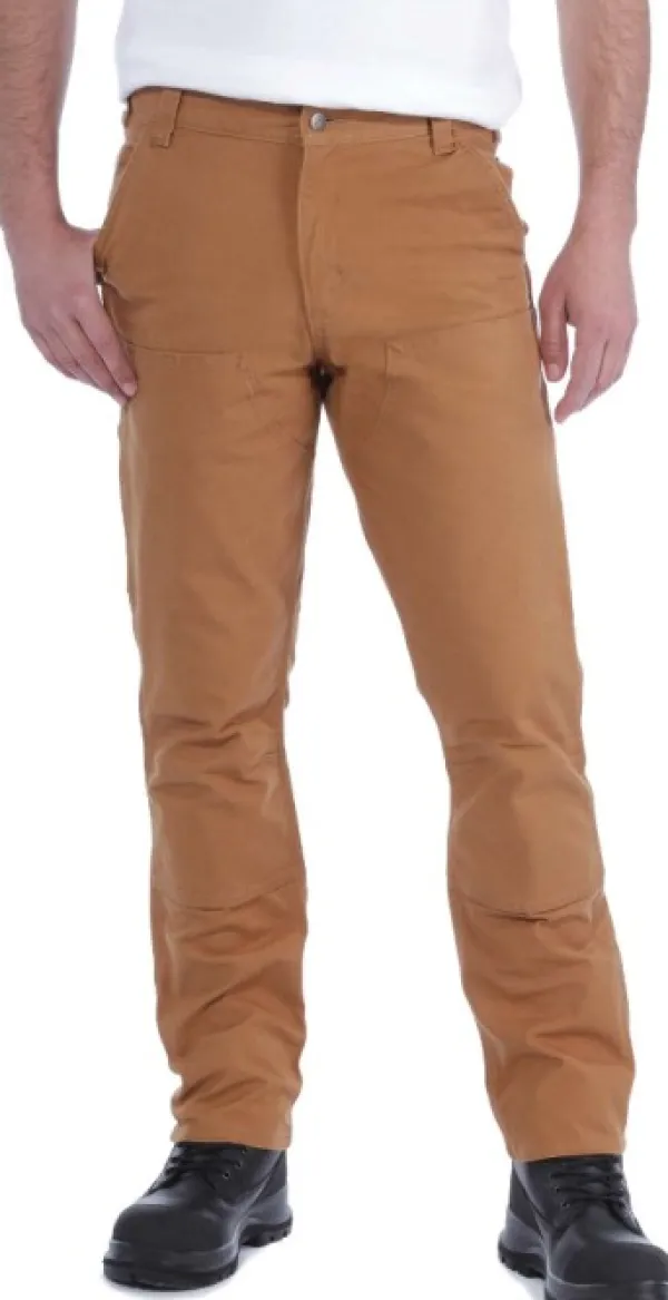 Carhartt Workwear Carhartt Stretch Duck Double Front housut, Carhartt® Brown| Vapaa-ajan Housut