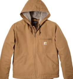 Carhartt Workwear Carhartt Washed Duck Sherpa Lined Jacket takki, Carhartt® Brown| Ulkoilutakit