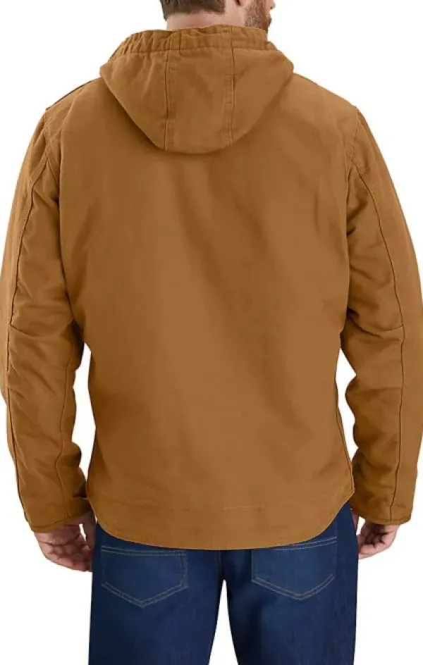 Carhartt Workwear Carhartt Washed Duck Sherpa Lined Jacket takki, Carhartt® Brown| Ulkoilutakit