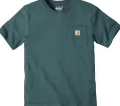 Carhartt Workwear T-paidat Ja Pikeepaidat^Pocket S/S T-Shirt paita, Frosted Green