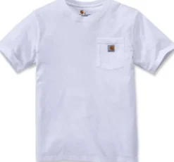 Carhartt Workwear Pocket S/S T-Shirt miesten t-paita, valkoinen| T-paidat Ja Pikeepaidat