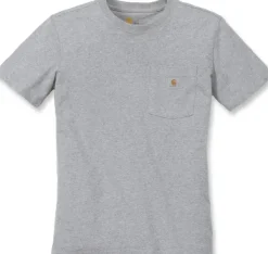 Carhartt Workwear Pocket S/S T-Shirt naisten t-paita, harmaa| T-paidat Ja Pikeepaidat