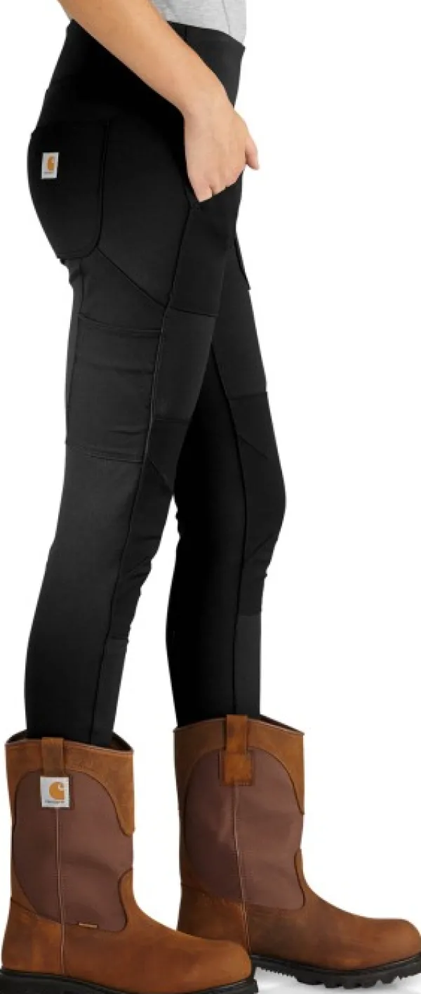 Carhartt Workwear Retkeilyhousut^Carhartt W's Force Utility naisten legginsit, musta