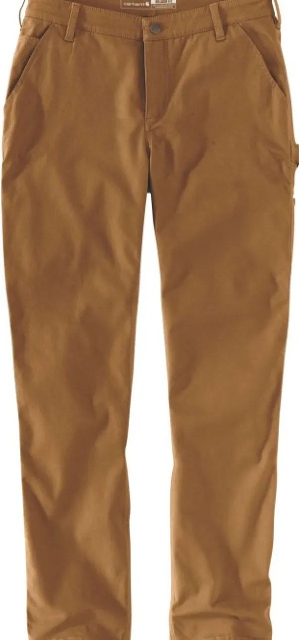 Carhartt Workwear Carhartt W's Relaxed Fit Canvas Work Pant Carhartt® Brown| Retkeilyhousut