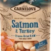 Carnilove Freeze-Dried Raw Snacks Salmon & Turkey pakastekuivattuja herkkuja, 60g| Makupalat