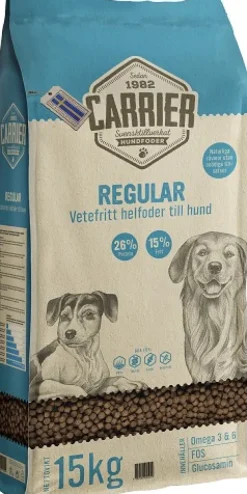 Carrier Regular 15 kg| Koiran Kuivaruoka