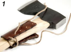 Casström Kotelot Ja Tarvikkeet^Guard kirveen varsisuoja, Cognac