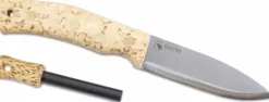 Casström Kalapuukot Ja -veitset^No.10 Swedish Forest Knife Sandvik 14C28N puukko kipinäraudalla, Masur/Scandi