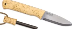 Casström Puukot^Woodsman Sleipner puukko kipinäraudalla, Masur/Scandi