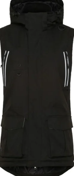 Catago Koiranohjaajan Vaatteet^Trainer Winter Vest naisten liivi, Black