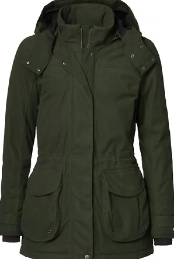 Chevalier Metsästystakit/Topatut Metsästystakit^Basset Winter naisten metsästystakki, tummanvihreä