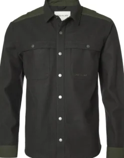 Chevalier Metsästyspaidat^Beat -fleecepaita, hiilenharmaa/vihreä