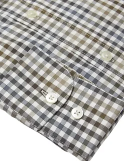 Chevalier Flanelli- Ja Kauluspaidat^Belmont Regular Fit Shirt Men Leather Brown