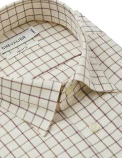 Chevalier Metsästyspaidat^Billet -kauluspaita, ruutukuvio