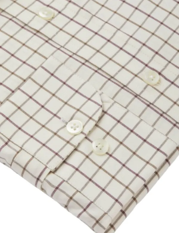 Chevalier Metsästyspaidat^Billet -kauluspaita, ruutukuvio