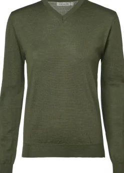 Chevalier Blaise -naisten merinovillapaita, vihreä| Metsästysliivit/Fleeceliivit