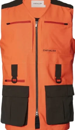 Chevalier Chase -koirankouluttajan liivi, unisex, oranssi| Koiranohjaajan Vaatteet