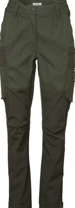 Chevalier Cross Hybrid naisten metsästyshousut, tummanvihreä| Metsästyshousut/Hybridihousut