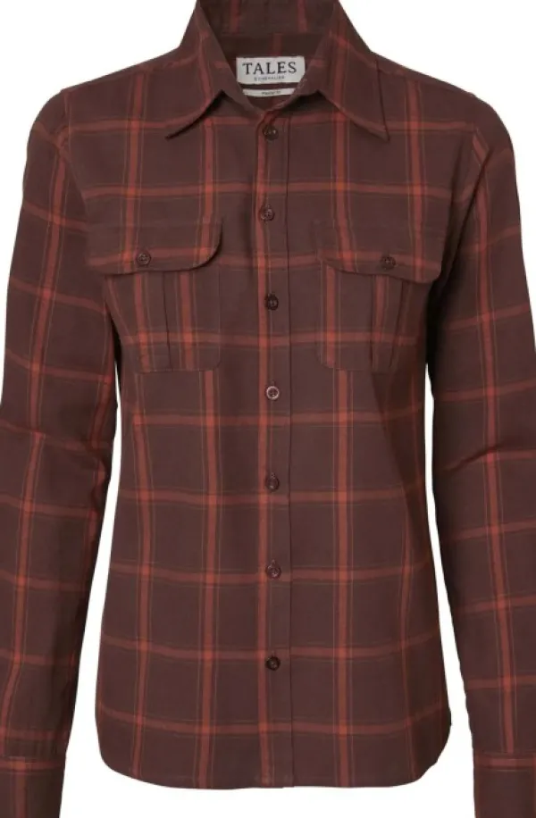 Chevalier Eagle naisten flanellipaita, Fox Red Checked| Metsästyspaidat