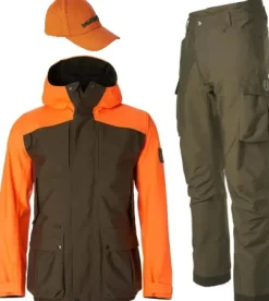 Chevalier Endeavor 2.0 Chevalite metsästyspuku, tummanvihreä/oranssi| Koiranohjaajan Vaatteet