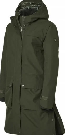 Chevalier Fractus Chevalite Rain Coat naisten sadeviitta, Tobacco Green| Koiranohjaajan Vaatteet