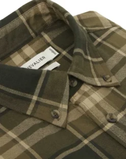 Chevalier Heron Flannel Shirt paita, Evergreen Checked| Metsästyspaidat