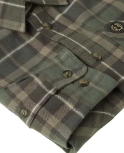 Chevalier Junior Teal Light Flannel Shirt Hemlock Green Checked| Metsästysliivit/Fleeceliivit