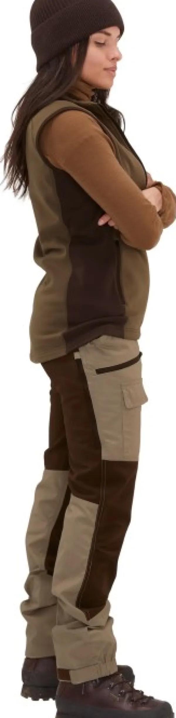 Chevalier Liivit^Lenzie Fleece Vest Naisten Tobacco/Brown