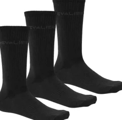 Chevalier Metsästyssukat^Liner Coolmax -sukat, 3 paria musta