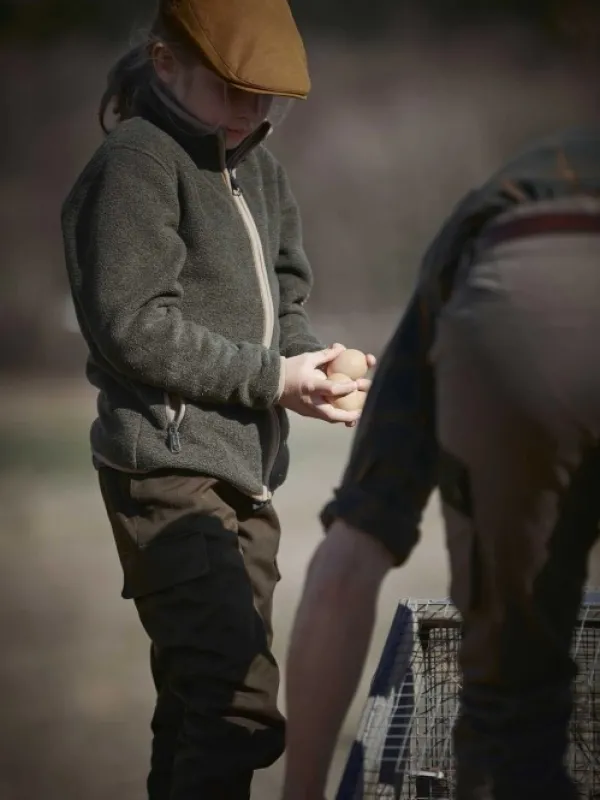 Chevalier Lasten Metsästysvaatteet^Mainstone Jacket Junior lasten fleecetakki, maastonvihreä