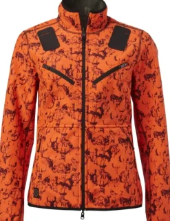 Chevalier Koiranohjaajan Vaatteet^Mist Windblocker Reversible Jacket käännettävä naisten metsästystakki, High Vis Orange Deer