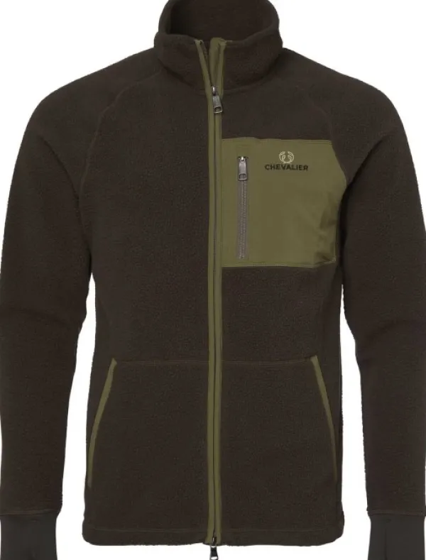 Chevalier Metsästyspuserot^M's Pax Light Pile Jacket Leather Brown