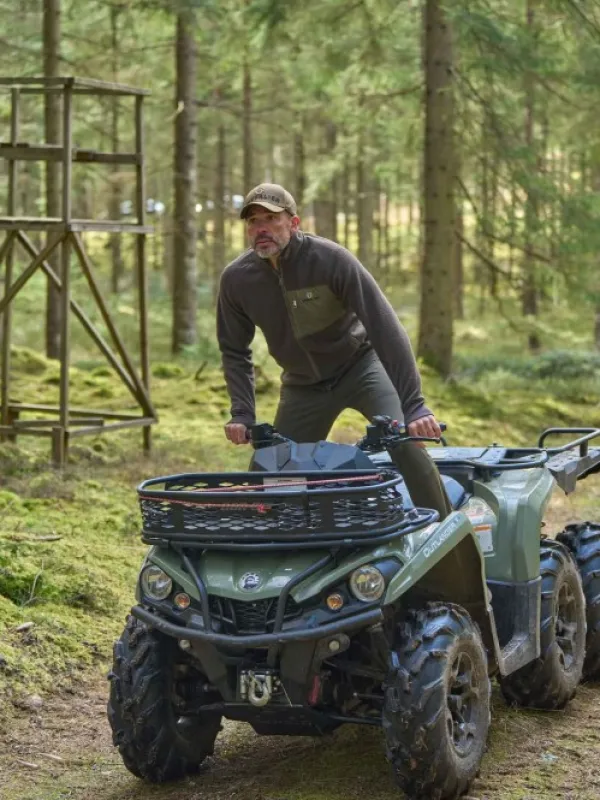 Chevalier Metsästyspuserot^M's Pax Light Pile Jacket Leather Brown