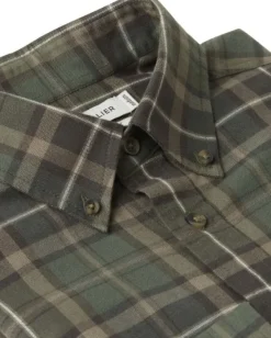 Chevalier M's Teal Light Flannel Shirt Hemlock Green Checked| Metsästyspaidat