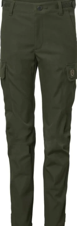 Chevalier Lasten Housut^Piglet Stretch Pants Junior lasten / nuorten ulkoiluhousut, tummanvihreä