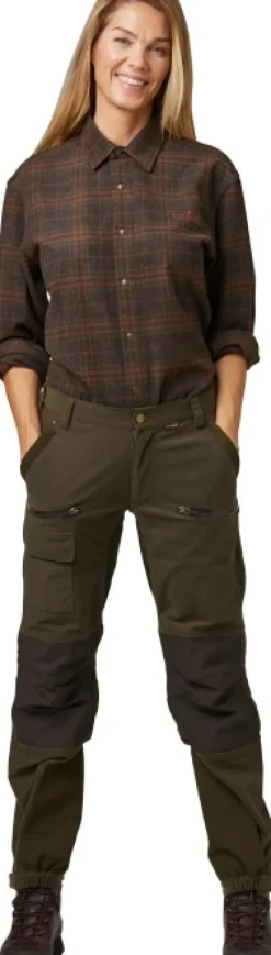 Chevalier Metsästyshousut/Vedenpitävät Metsästyshousut^Pointer Pro 2.0 Vent -naisten metsästyshousut, vihreä