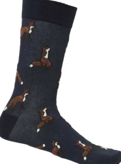 Chevalier Pomeroy Socks sukat, Dark Navy Foxes| Metsästyssukat