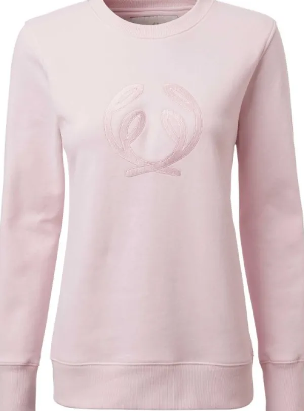Chevalier Symbol Sweatshirt naisten collegepaita, vaaleanpunainen| Pitkähihaiset Paidat