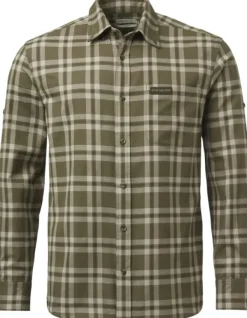 Chevalier Metsästyspaidat^Teal Light Flannel Shirt flanellipaita, Olive Green Checked