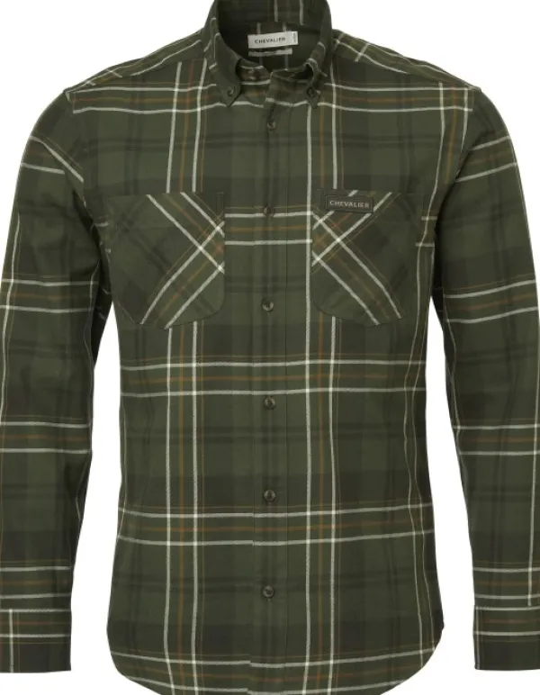 Chevalier Metsästyspaidat^Willow Flannel Shirt flanellipaita, tummanvihreä