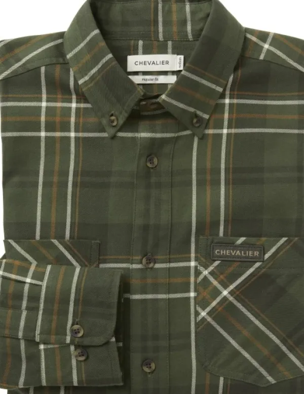 Chevalier Metsästyspaidat^Willow Flannel Shirt flanellipaita, tummanvihreä
