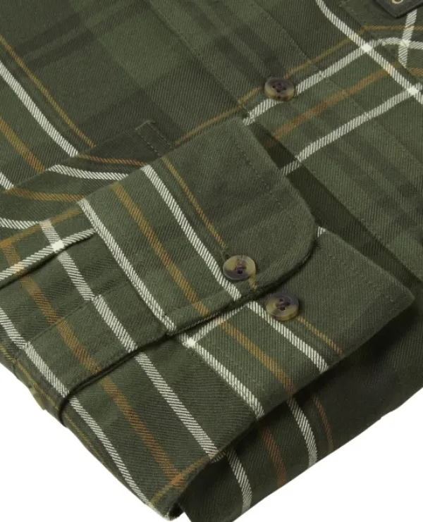 Chevalier Metsästyspaidat^Willow Flannel Shirt flanellipaita, tummanvihreä