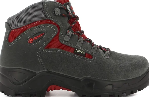 Chiruca Metsästyskengät^Massana GTX naisten vaelluskengät, harmaa/punainen