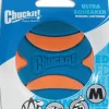Chuckit! Ultra vinkuva pallo, M| Aktivointilelut