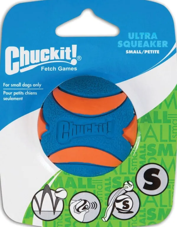 Chuckit! Ultra vinkuva pallo, S| Aktivointilelut