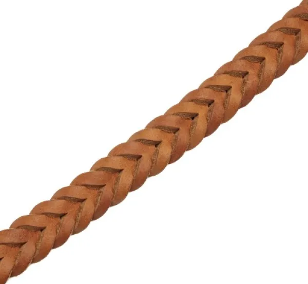 Cloud7 Kaulapannat^Collar Central Park nahkapanta, XS-M, vaaleanruskea