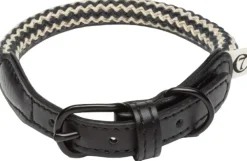 Cloud7 Kaulapannat^Collar Mauerpark köysikaulapanta, XS-XL, Zick Zack Black