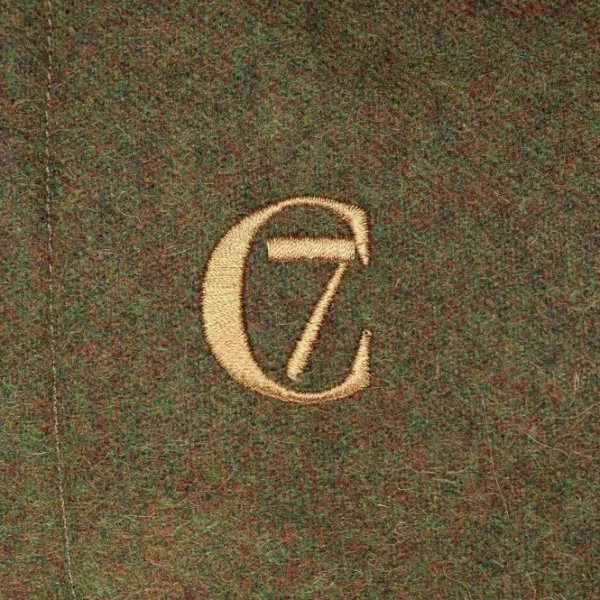 Cloud7 Dog Coat Brooklyn Flanell koirantakki, 6-9, Autumn Green| Fleecetakit