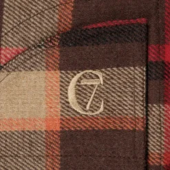 Cloud7 Sadetakit^Dog Rain Coat Glasgow Plaid koiran takki, koko 9, Orange