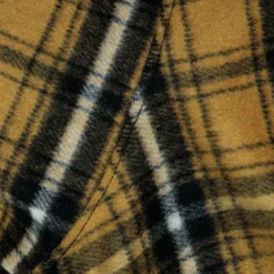 Cloud7 Dog Rain Coat Glasgow Plaid koiran takki, koot 3-5, Yellow| Sadetakit